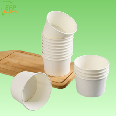 TÔ GIẤY 500M-16OZ NẮP PP ĐỰNG CHÁO SÚP